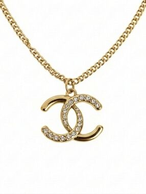 NWOT ✨CHANEL✨ Authentic Gold-Tone Crystal/Diamond Necklace